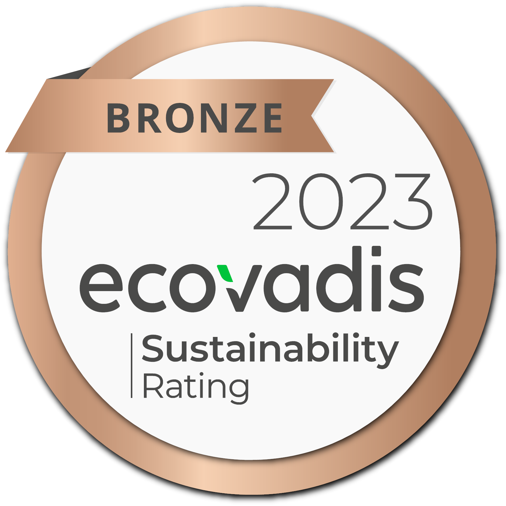 Ecovadis 2023 Bronze Sustainability Rating
